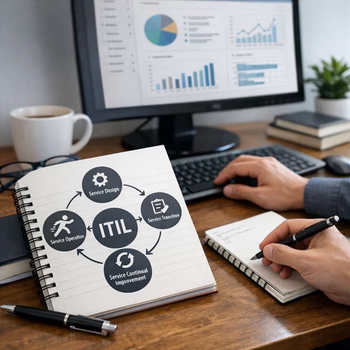 ITIL en gestion des services informatiques : définition, rôle et bénéfices
